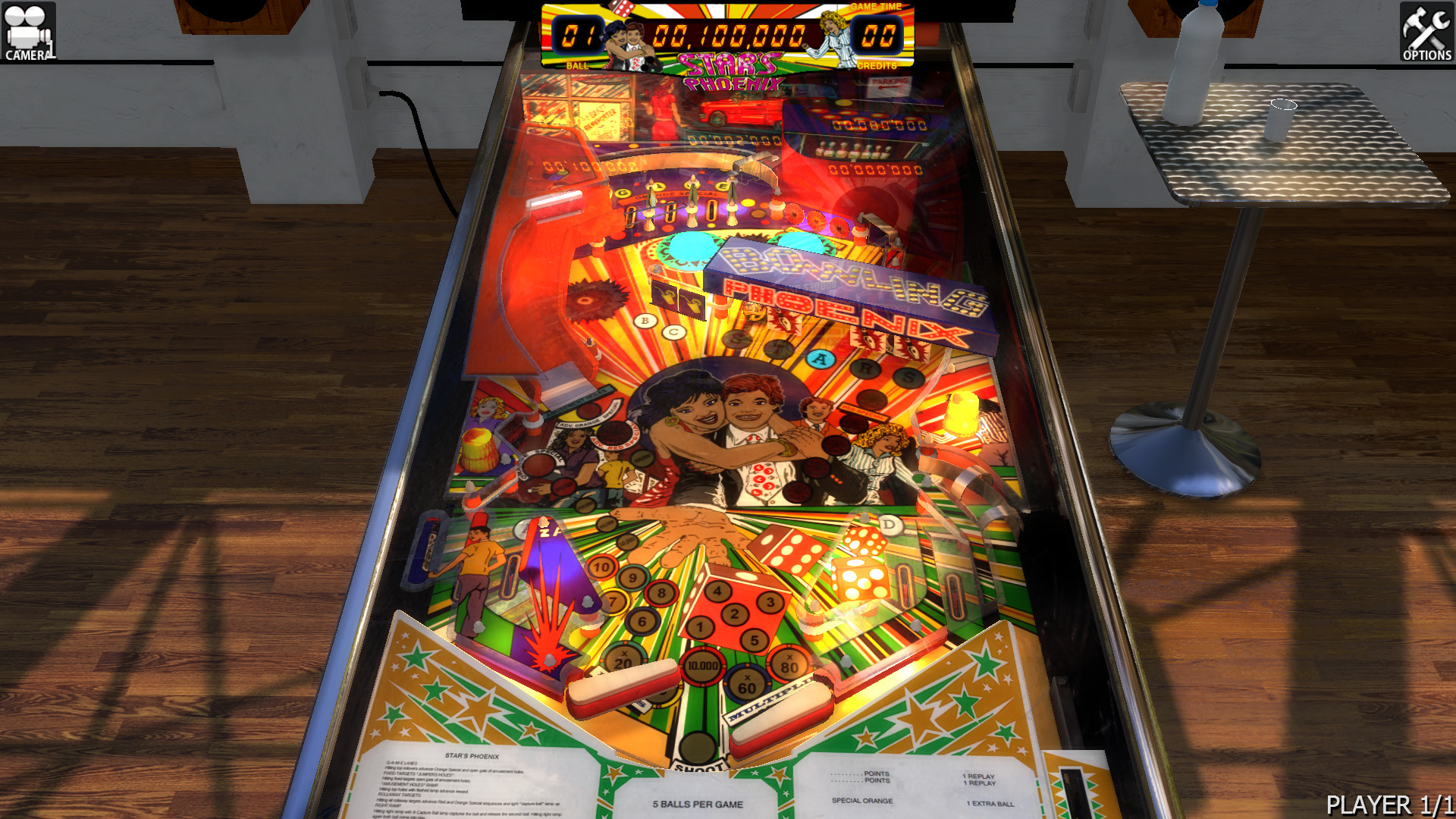 Zaccaria Pinball: Star’s Phoenix Table