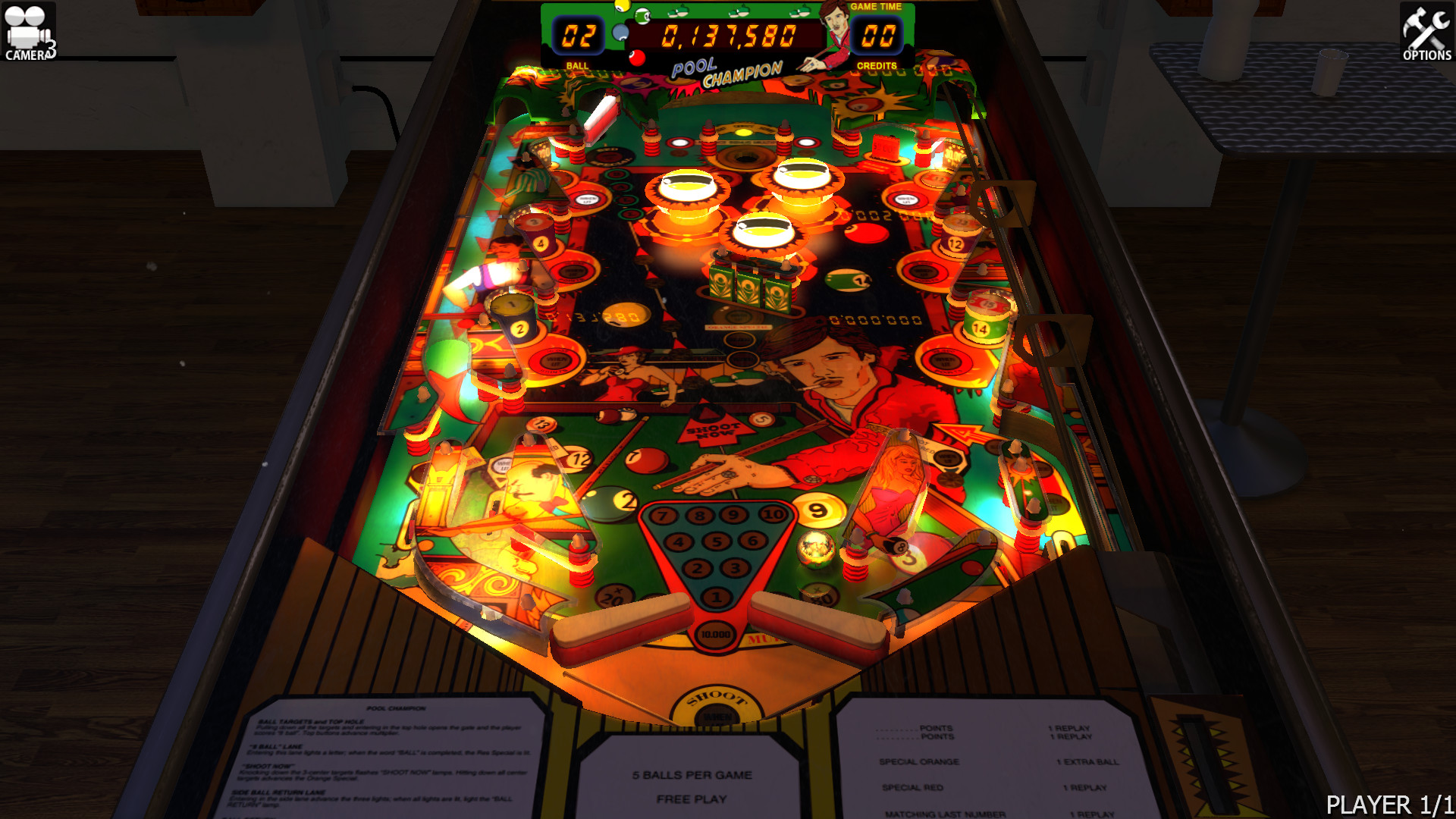 Zaccaria Pinball: Pool Champion Table