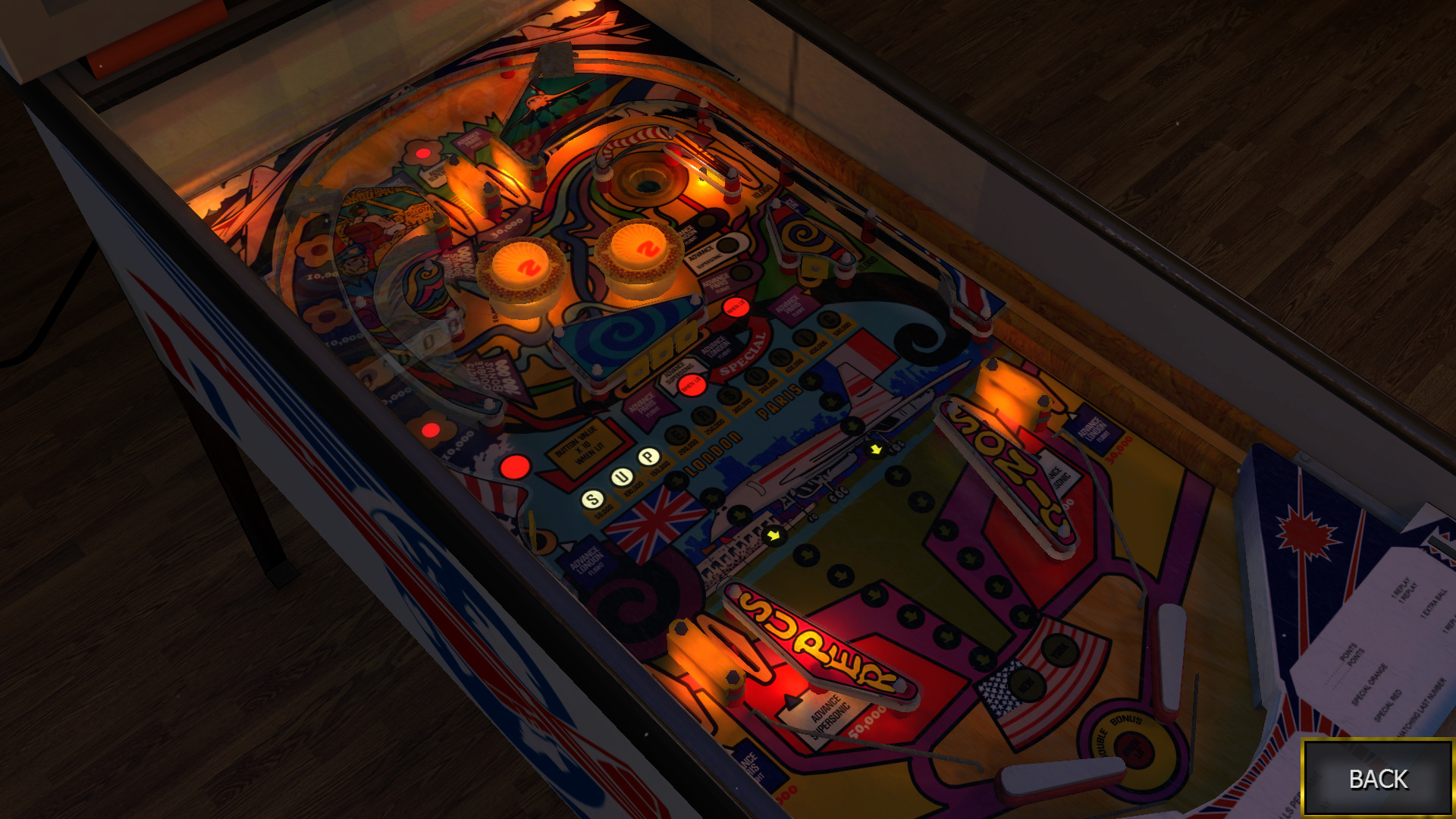 Zaccaria Pinball: Supersonic Table
