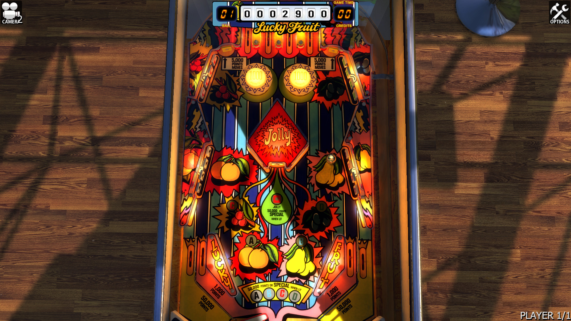 Zaccaria Pinball: Lucky Fruit Table