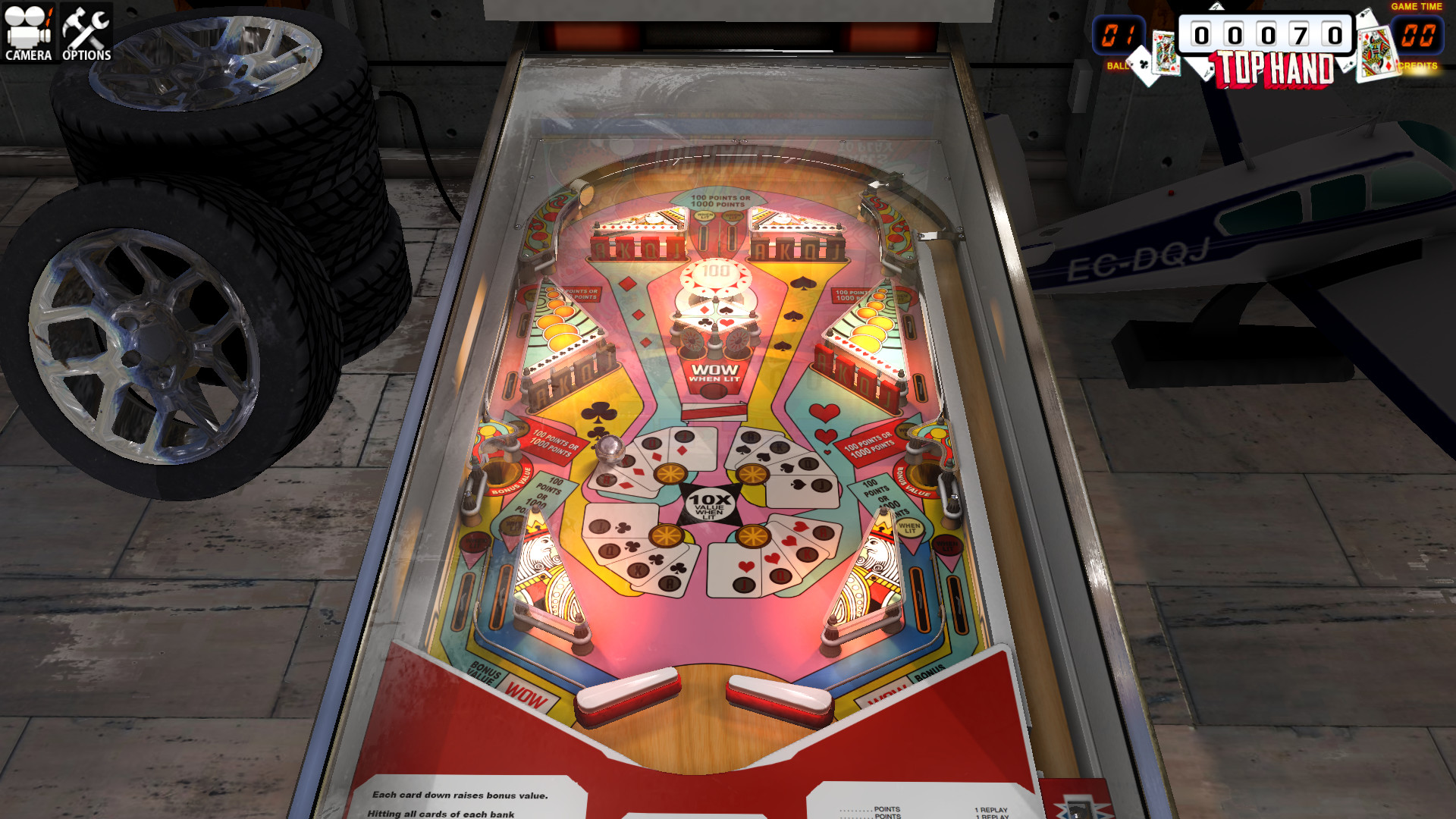 Zaccaria Pinball: Top Hand Table