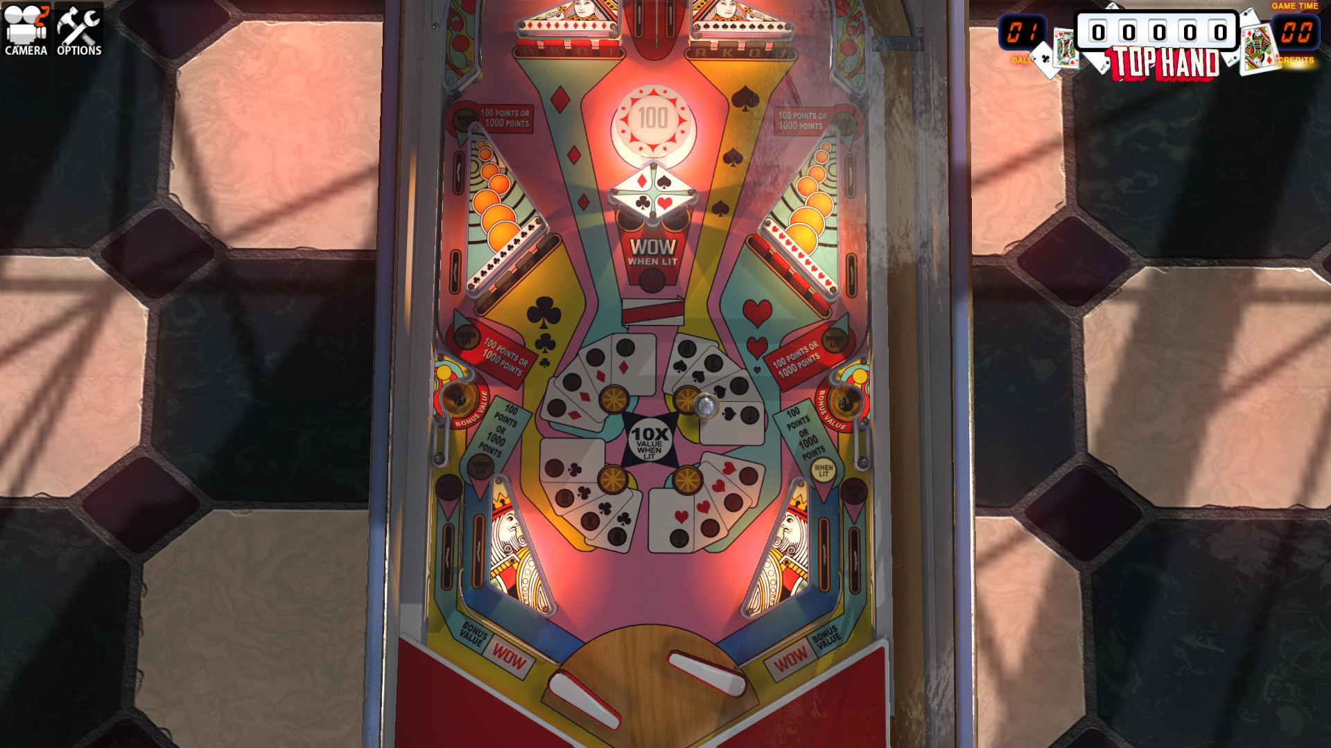 Zaccaria Pinball: Top Hand Table