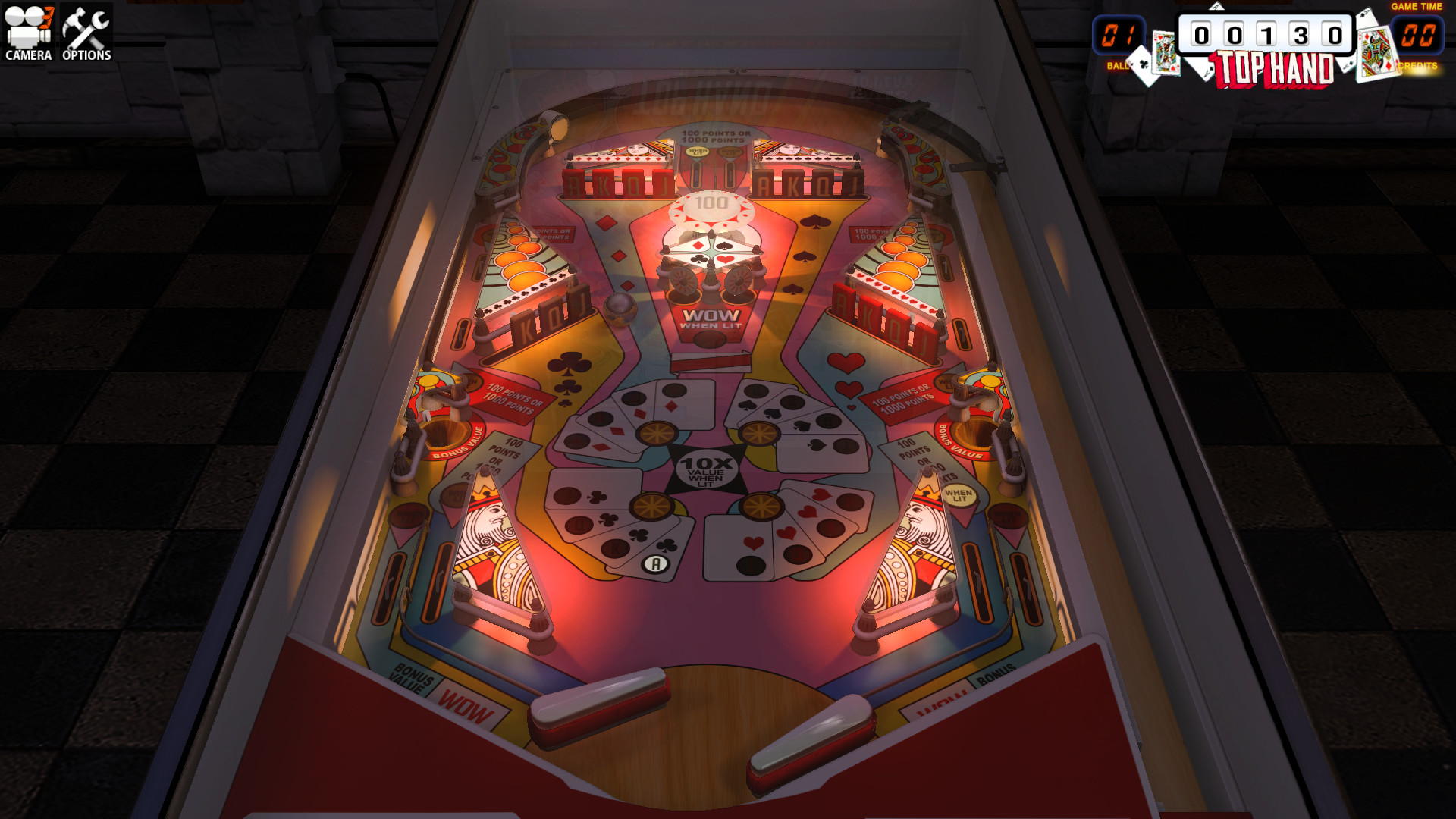Zaccaria Pinball: Top Hand Table