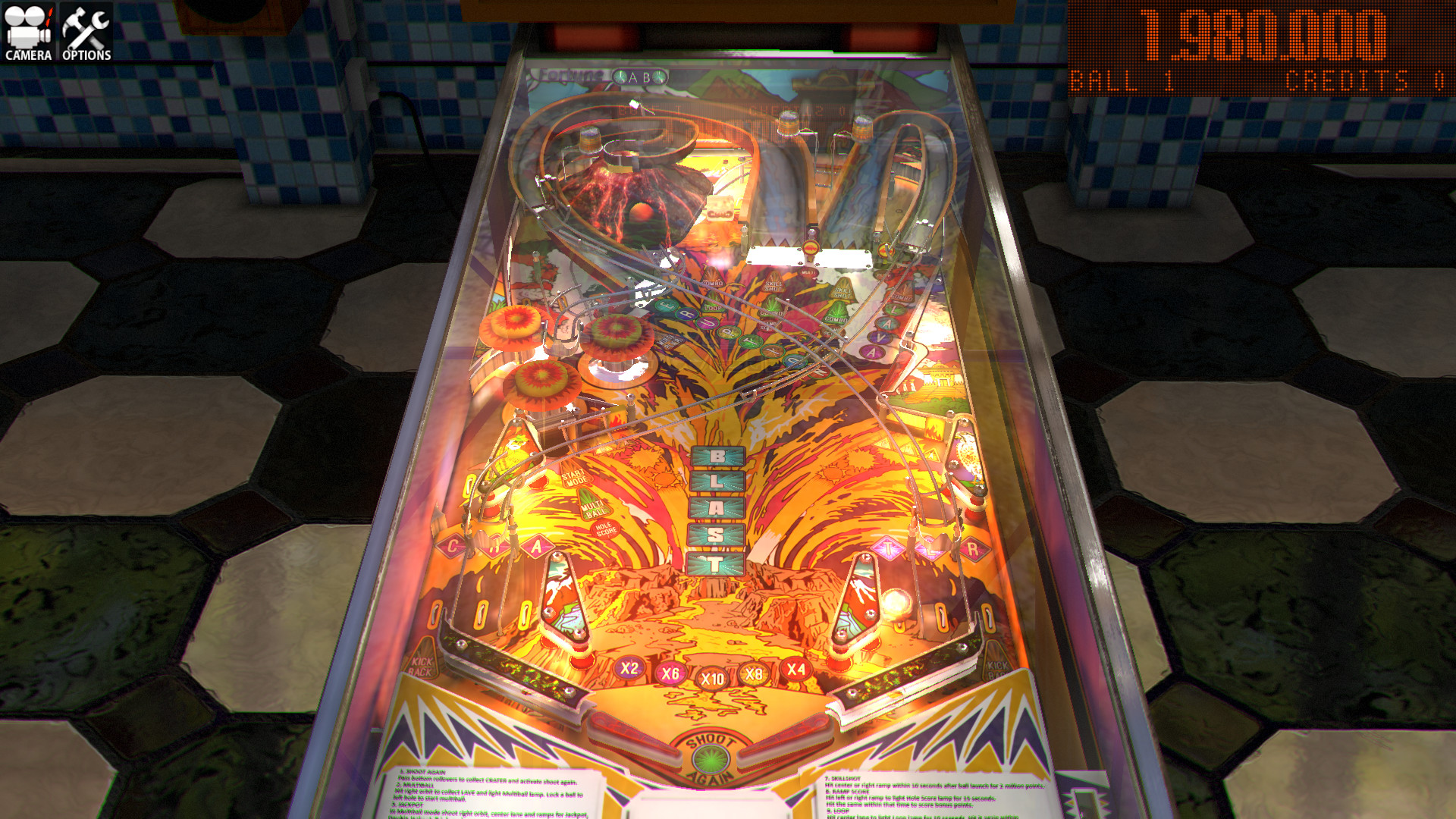 Zaccaria Pinball: Fire Mountain 2019 Table