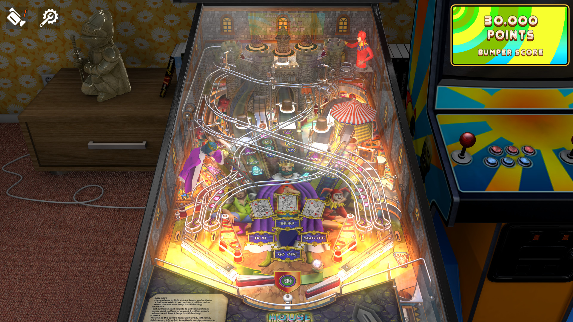 Zaccaria Pinball: House of Diamonds Deluxe Pinball Table
