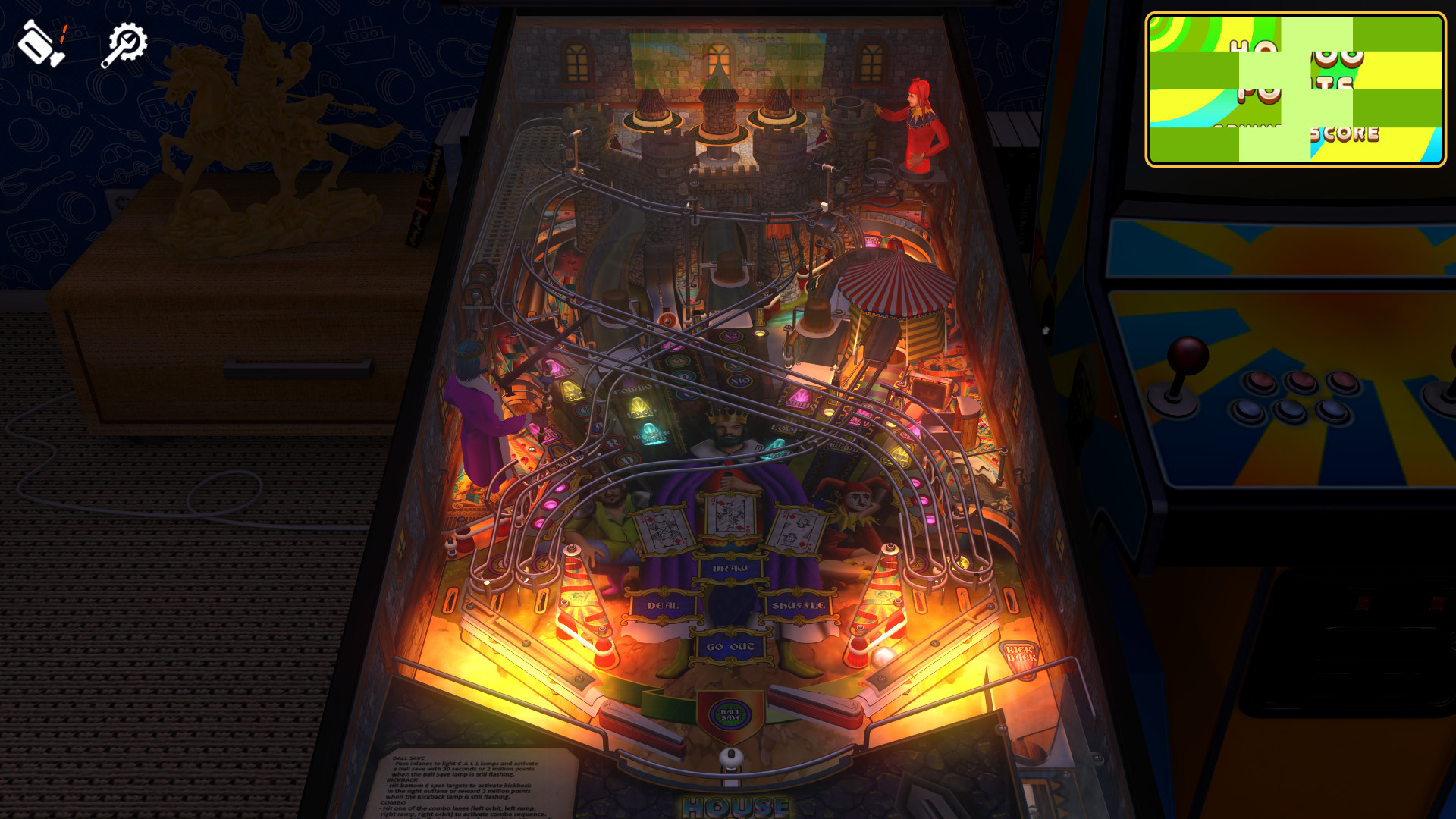 Zaccaria Pinball: House of Diamonds Deluxe Pinball Table