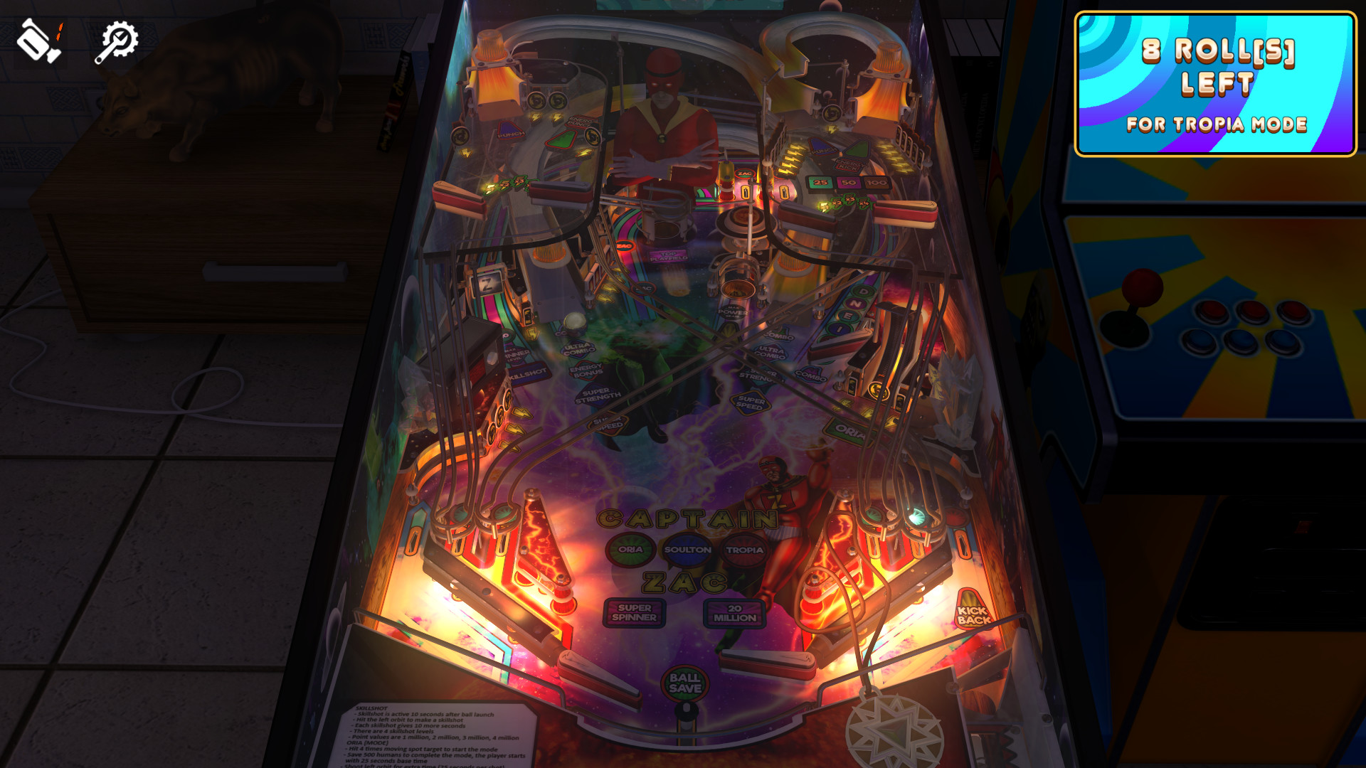 Zaccaria Pinball: Universe Deluxe Pinball Table
