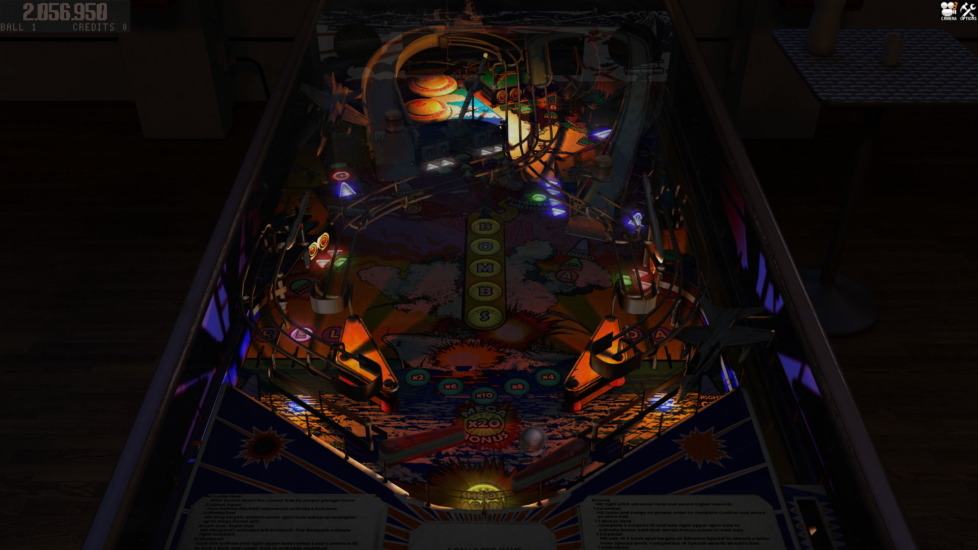 Zaccaria Pinball: Combat 2017 Table
