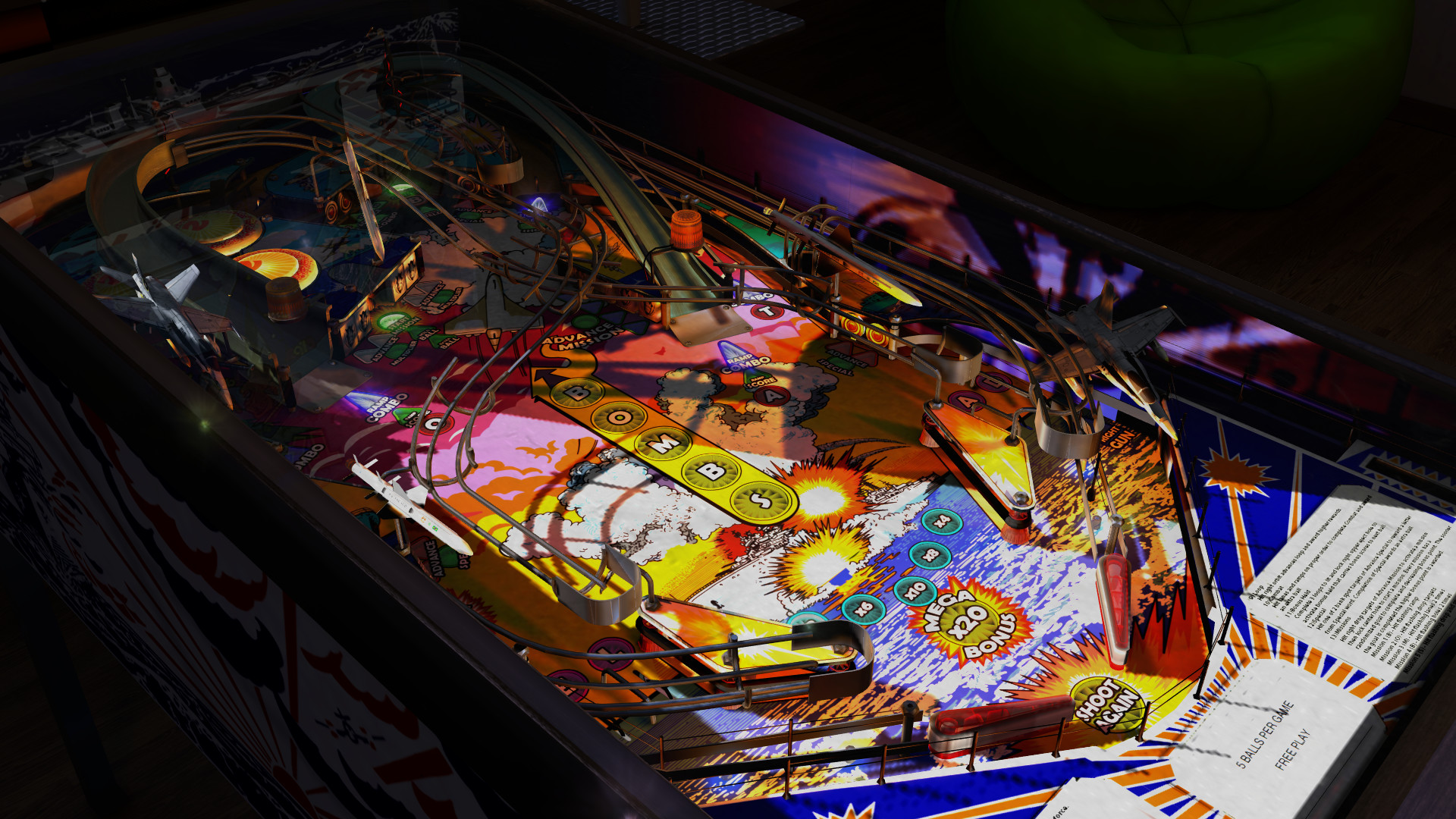 Zaccaria Pinball: Combat 2017 Table