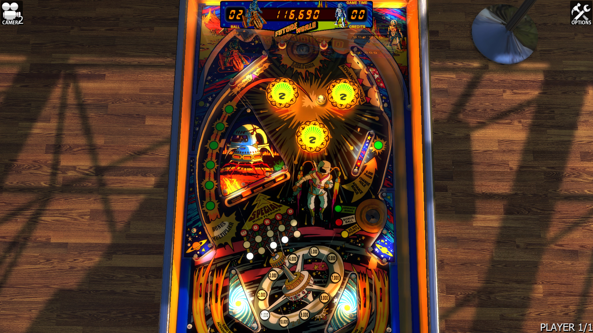 Zaccaria Pinball: Future World Table