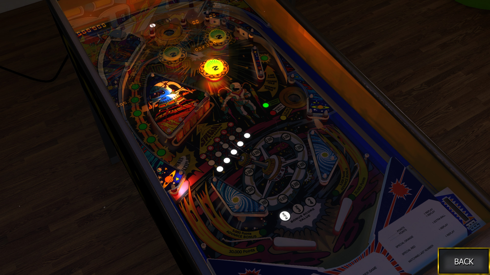 Zaccaria Pinball: Future World Table