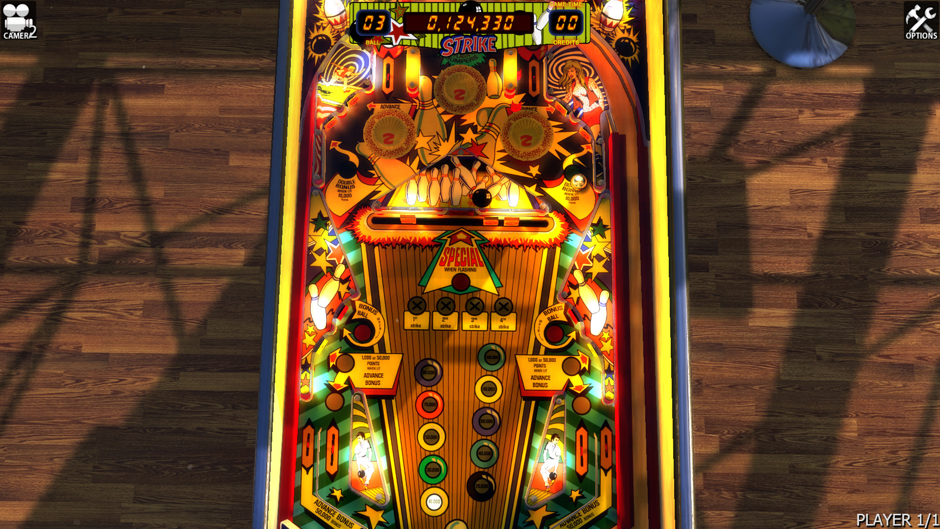 Zaccaria Pinball: Strike Table