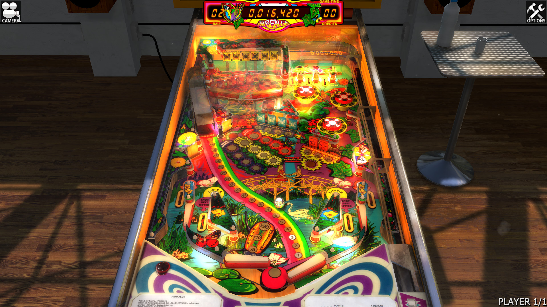 Zaccaria Pinball: Farfalla Table