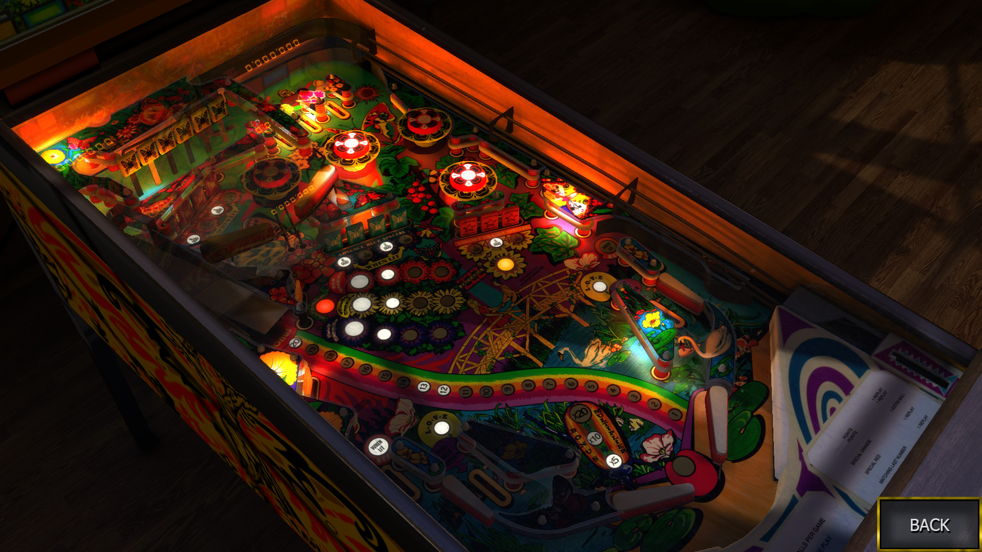 Zaccaria Pinball: Farfalla Table