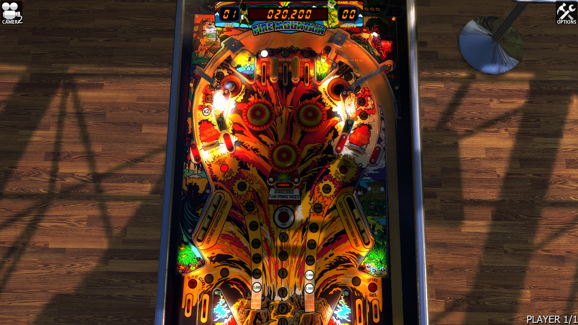 Zaccaria Pinball: Fire Mountain Table