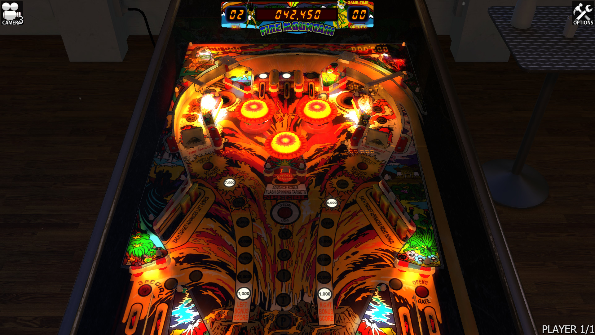 Zaccaria Pinball: Fire Mountain Table