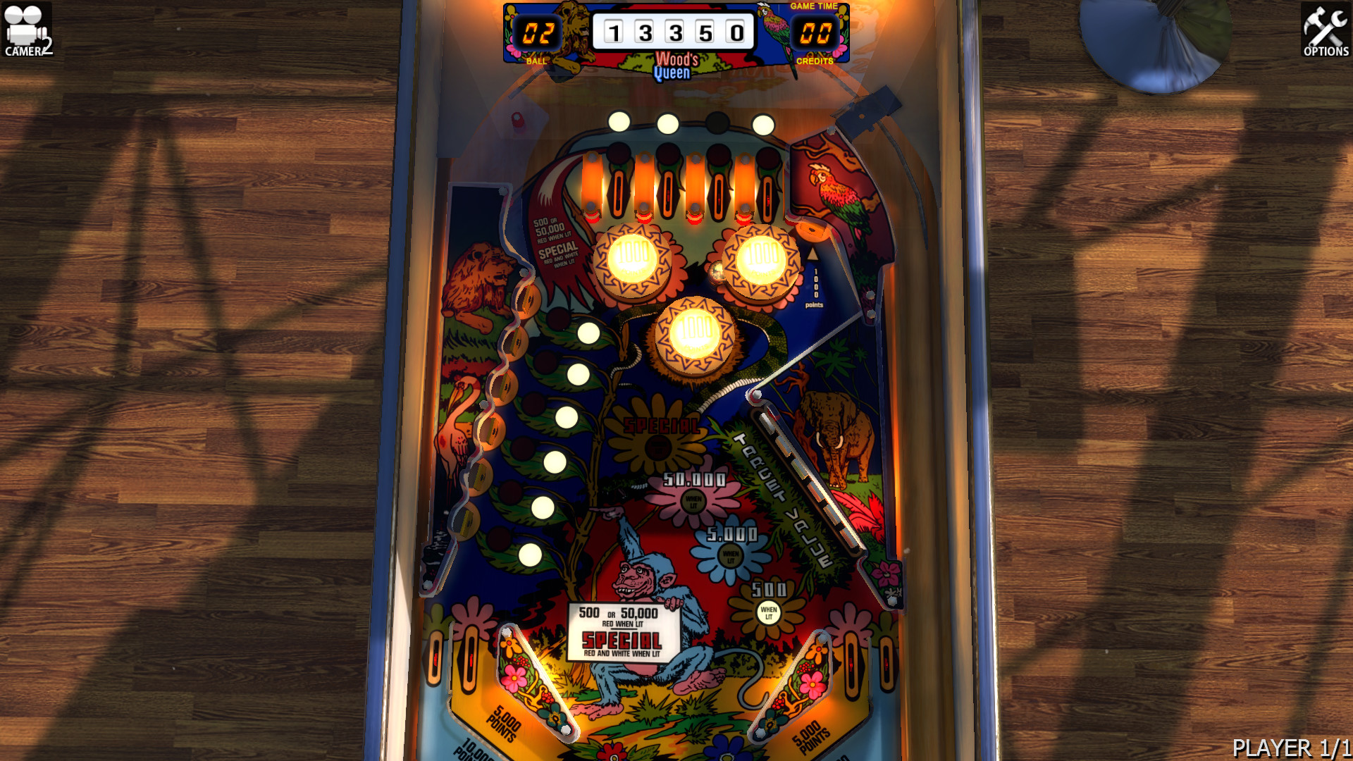 Zaccaria Pinball: Wood’s Queen Table