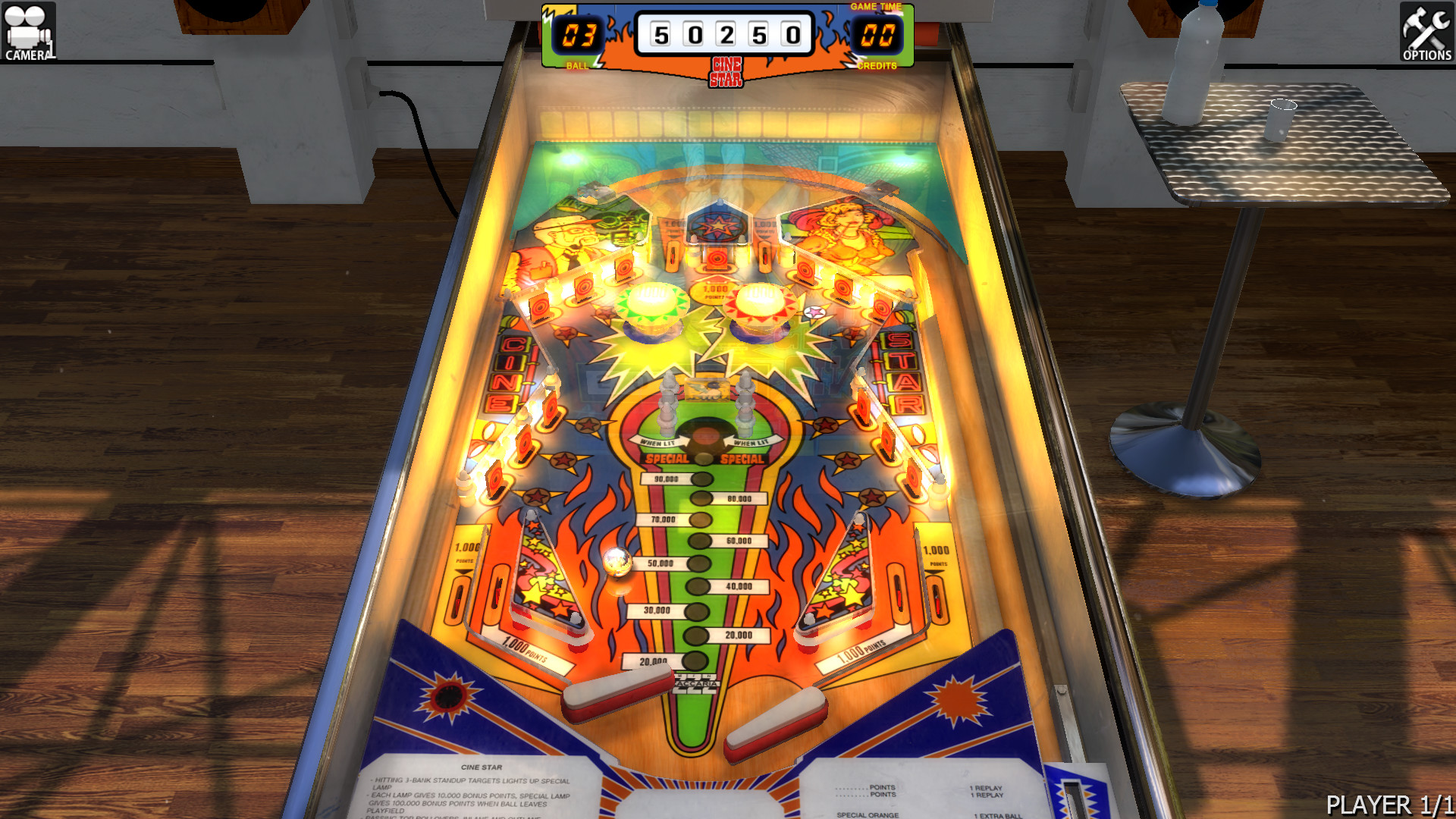 Zaccaria Pinball: Cine Star Table
