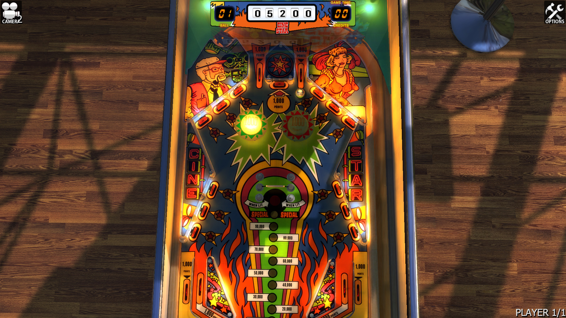 Zaccaria Pinball: Cine Star Table