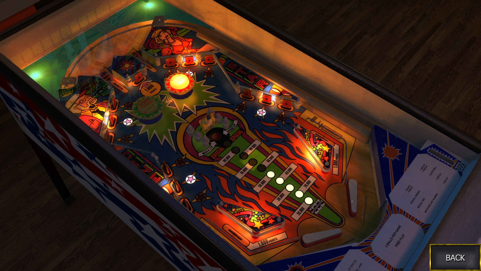 Zaccaria Pinball: Cine Star Table