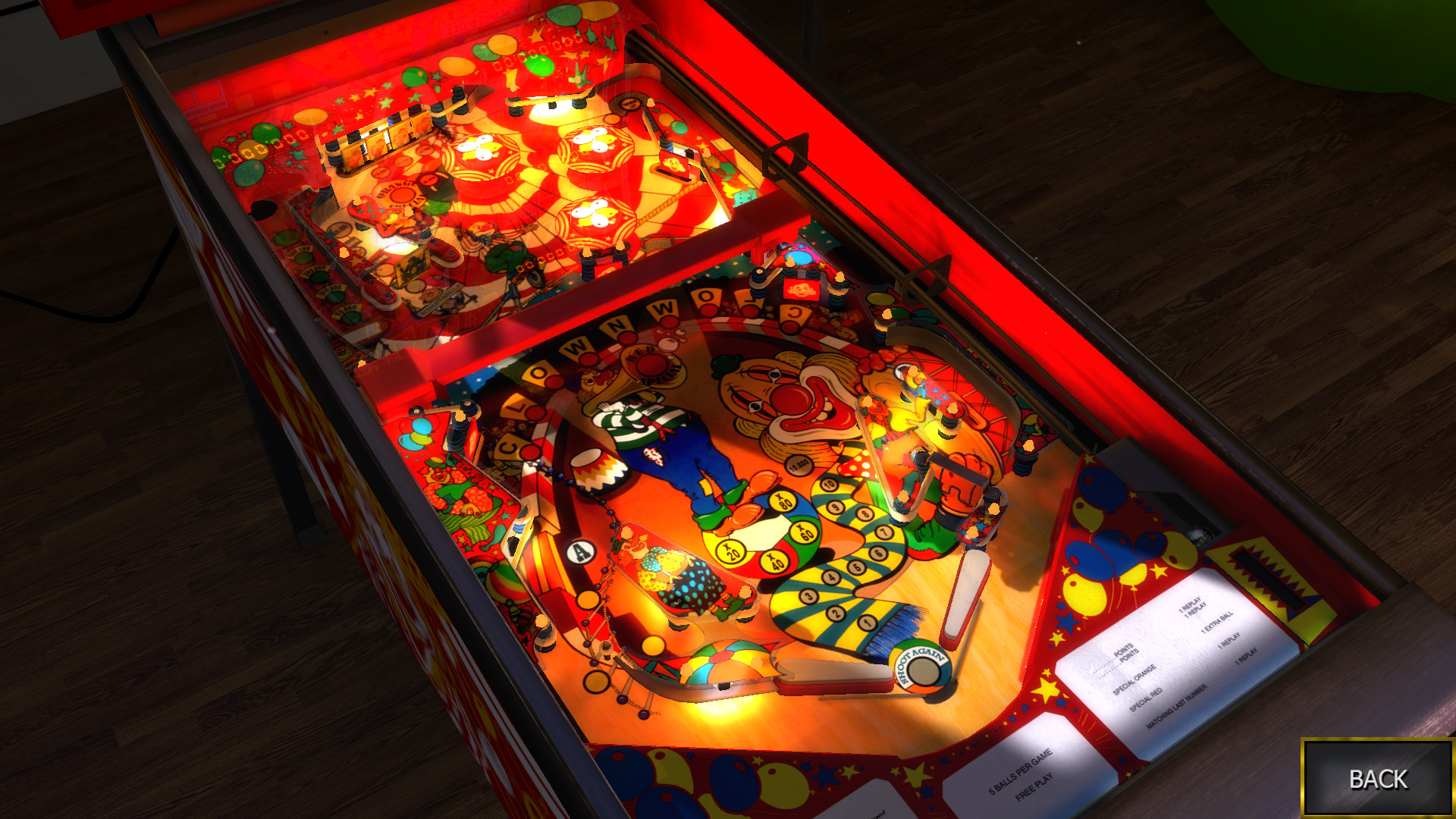 Zaccaria Pinball: Clown Table