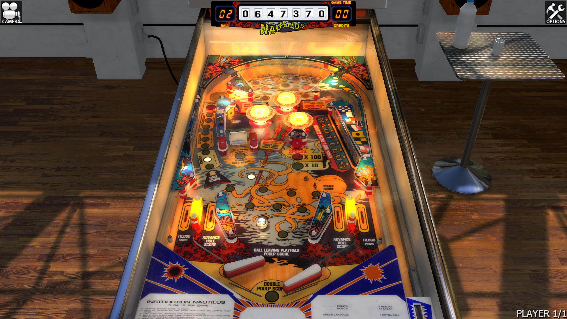 Zaccaria Pinball: Nautilus Table