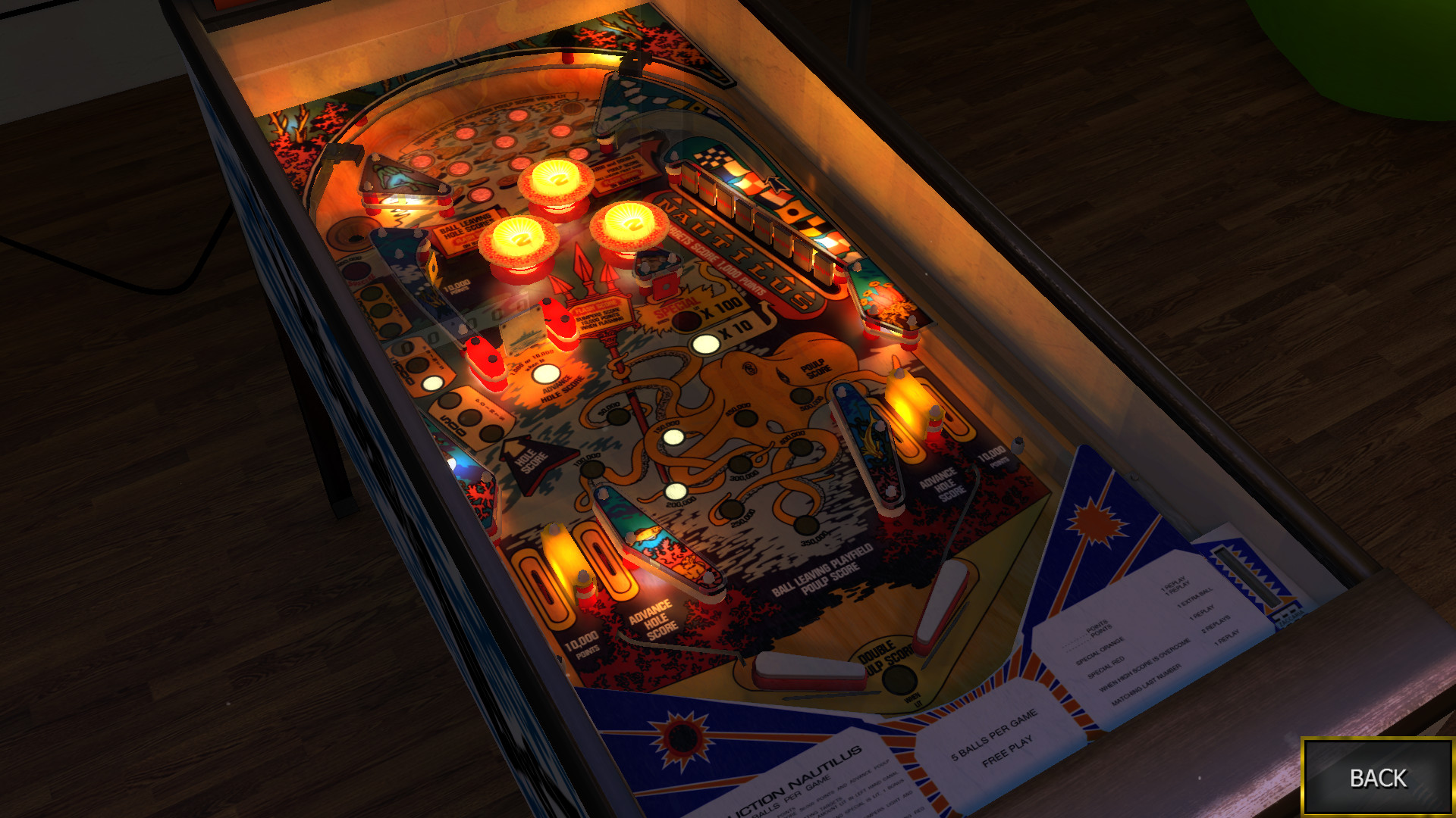 Zaccaria Pinball: Nautilus Table