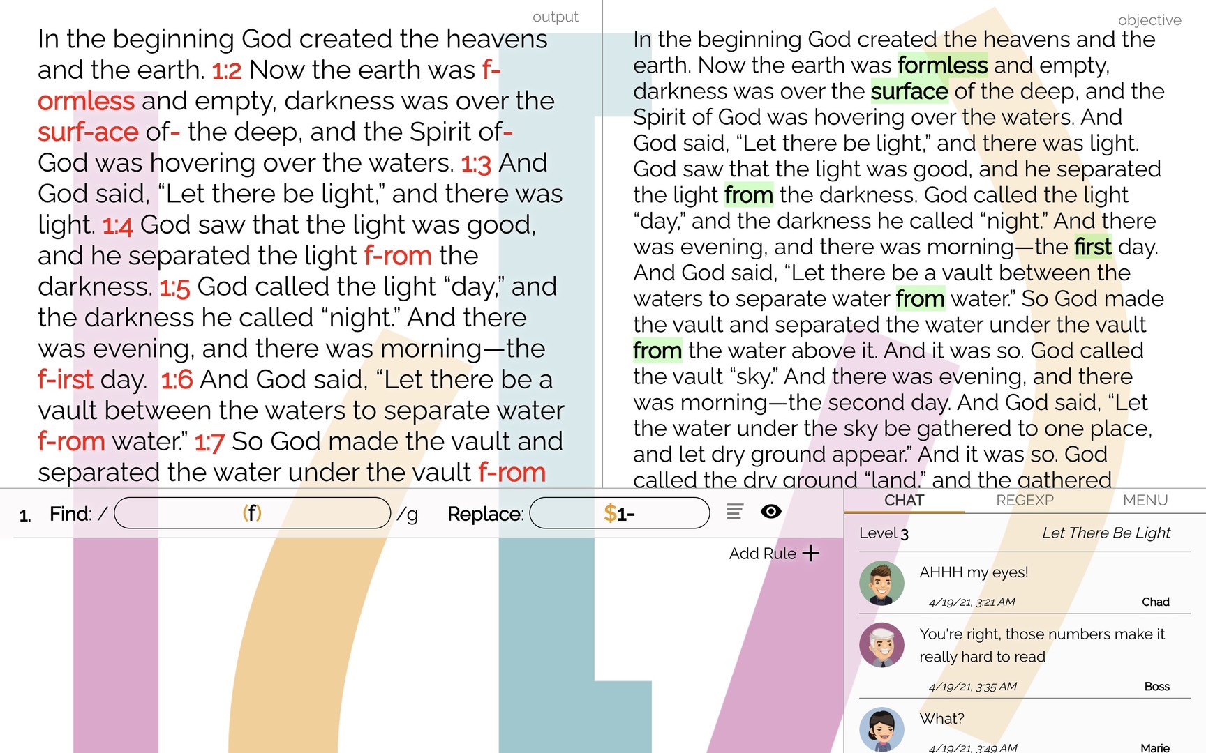 Copy Editor: A RegEx Puzzle