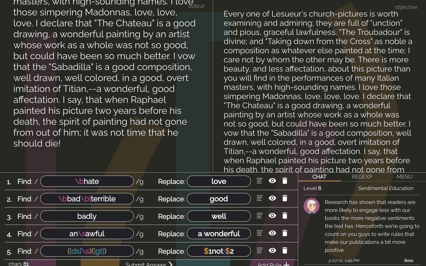 Copy Editor: A RegEx Puzzle