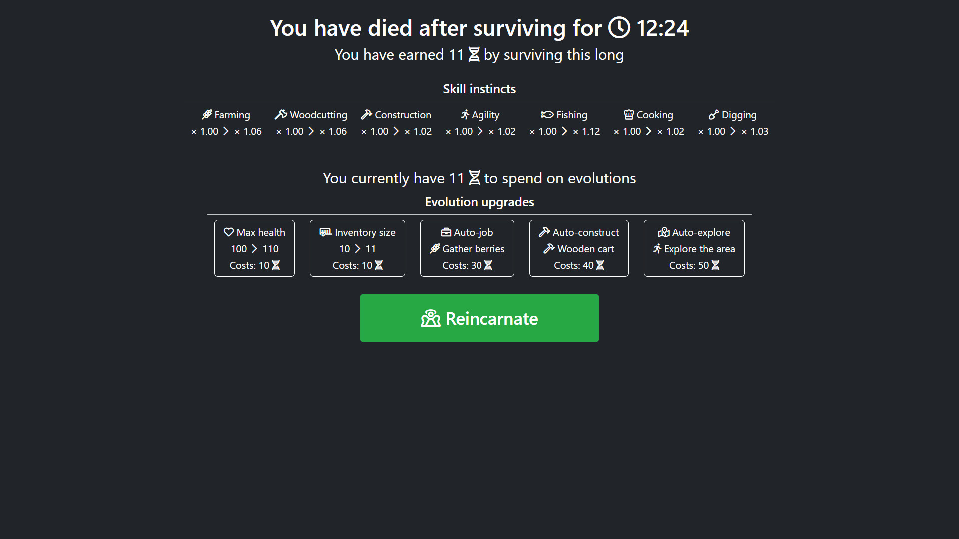 Increlution