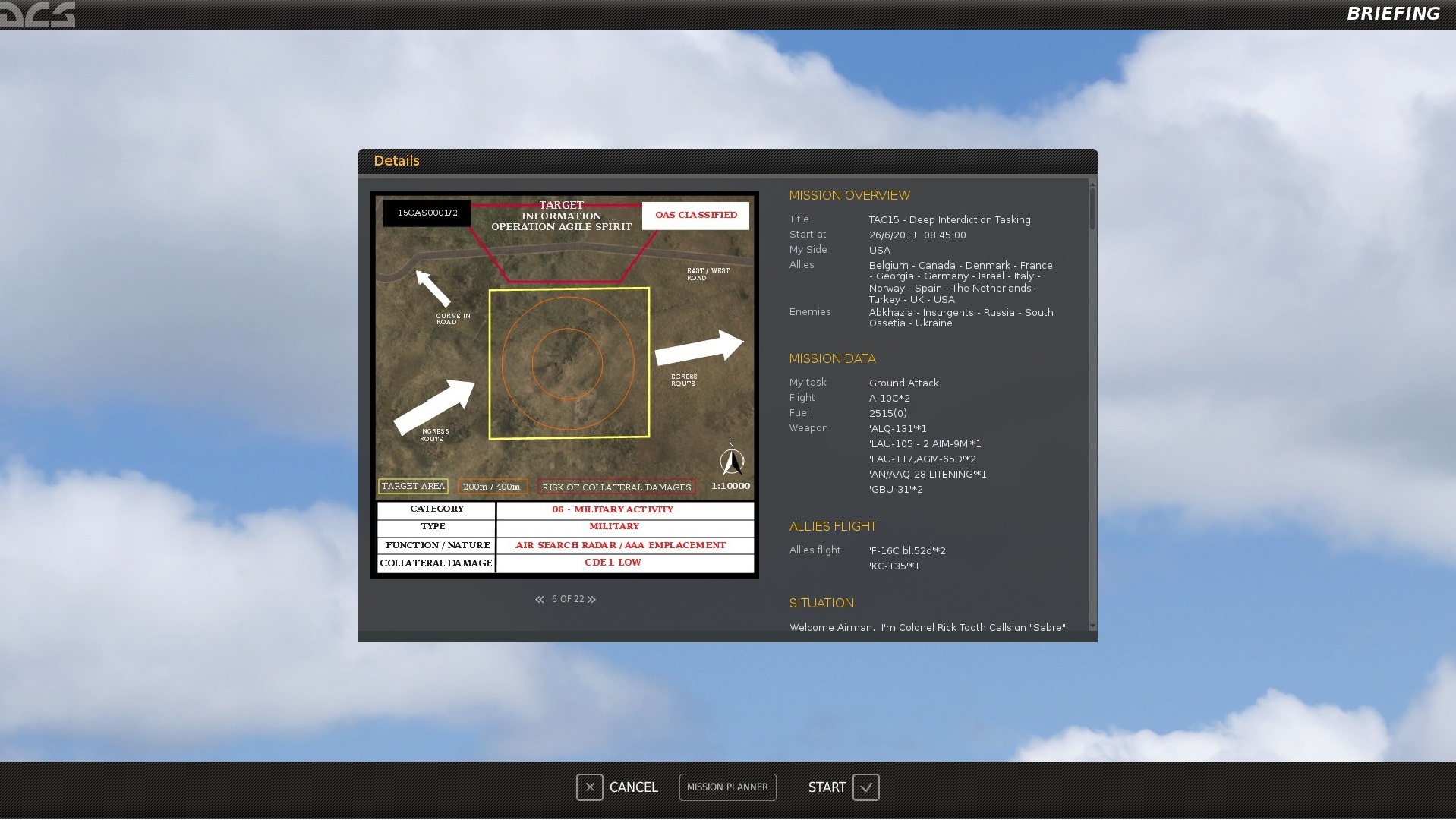 DCS World: A-10C – Tactical Training Qualification Campaign