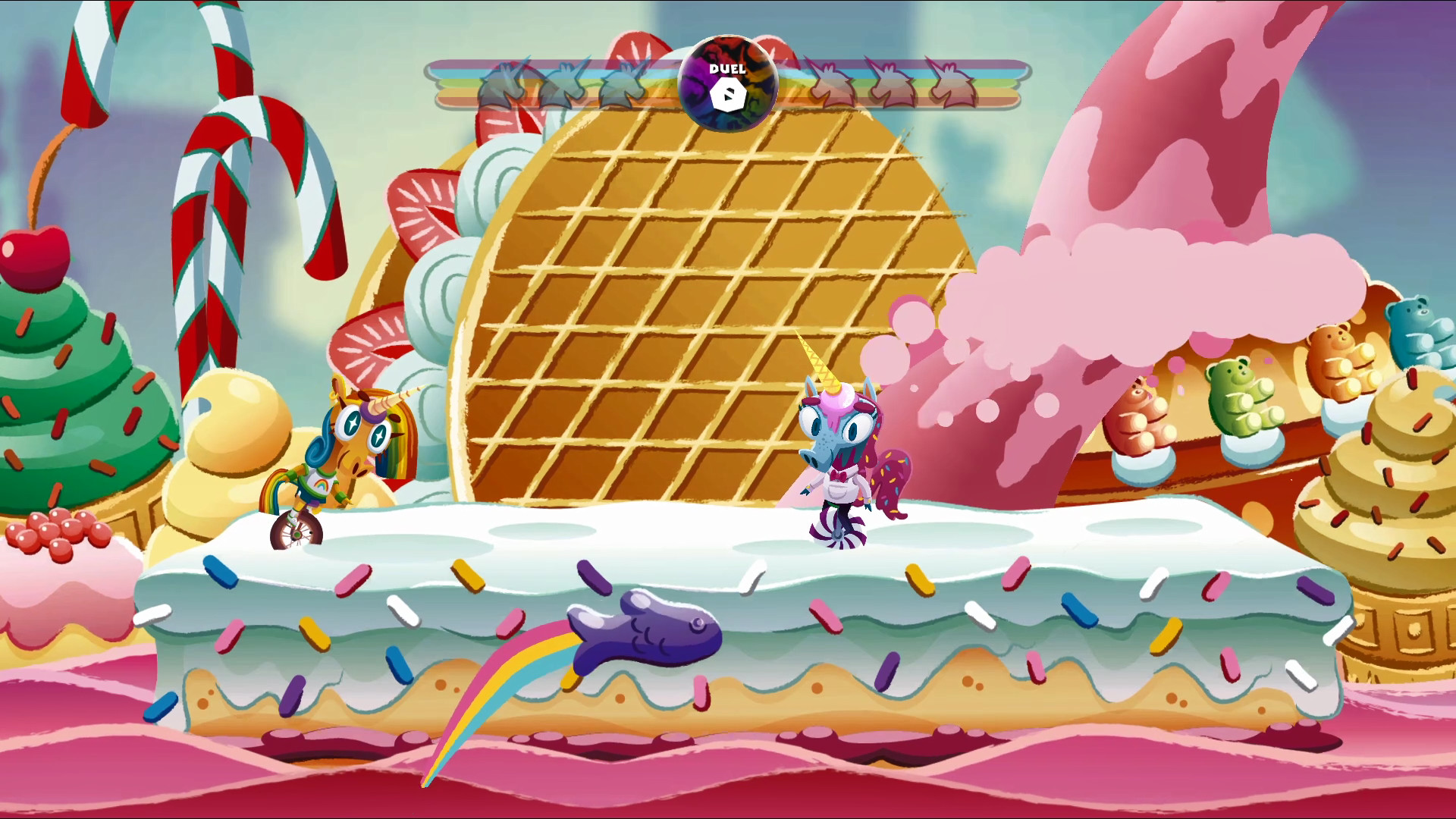 Unicorns on Unicycles