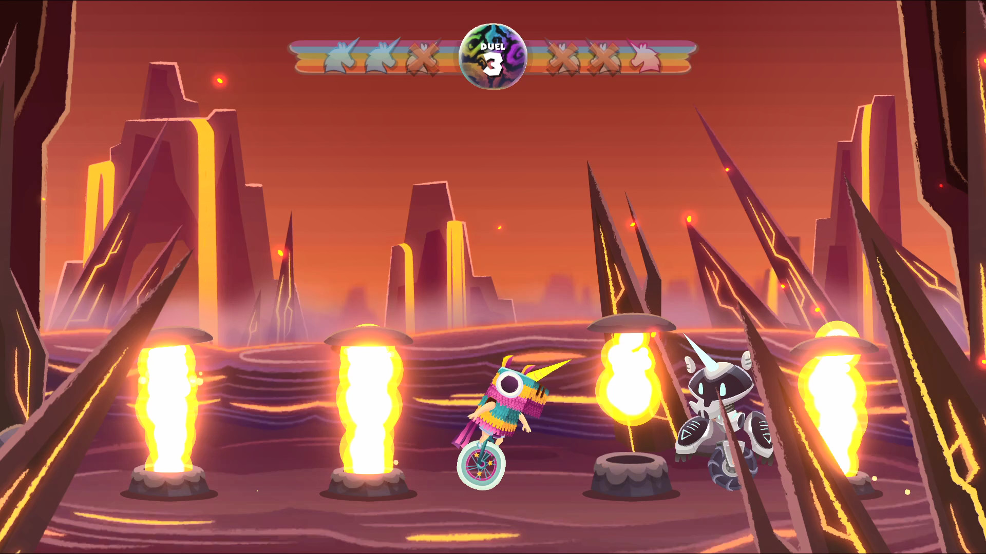Unicorns on Unicycles