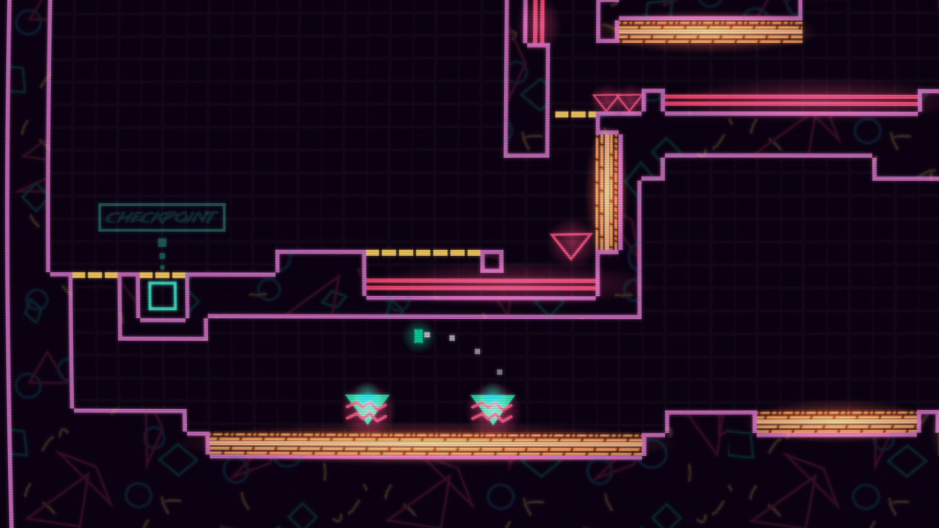 Big Neon Tower vs. Tiny Square