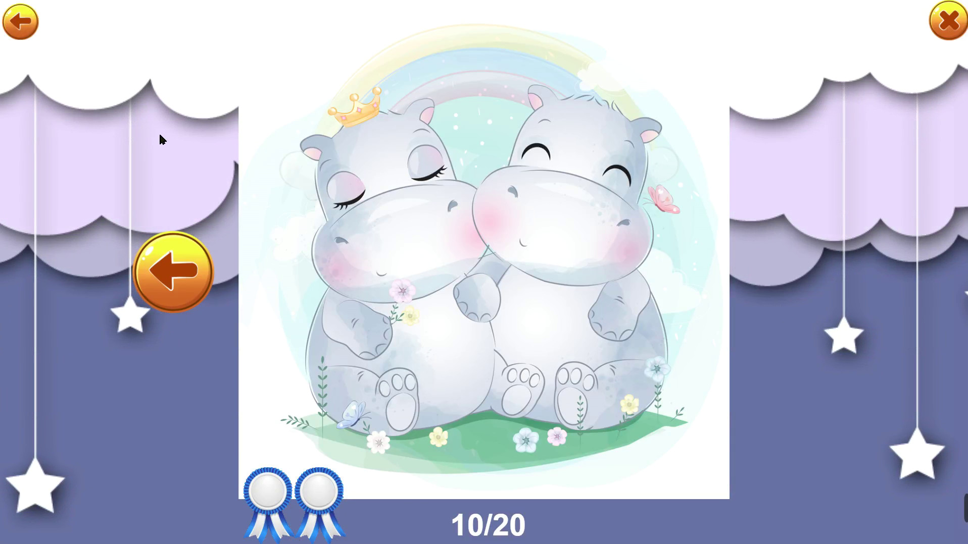 Cute animal jigsaw puzzle