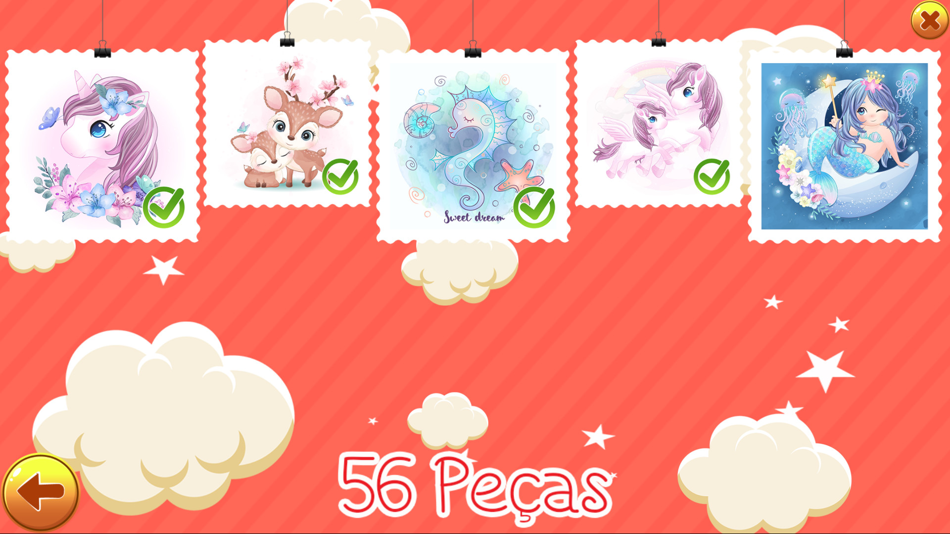 Cute animal jigsaw puzzle