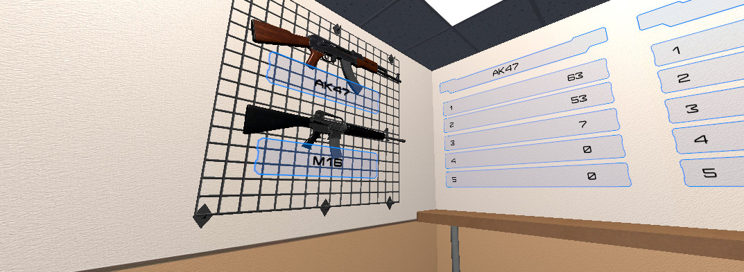 VR Shooting Range: Multiple Weapons