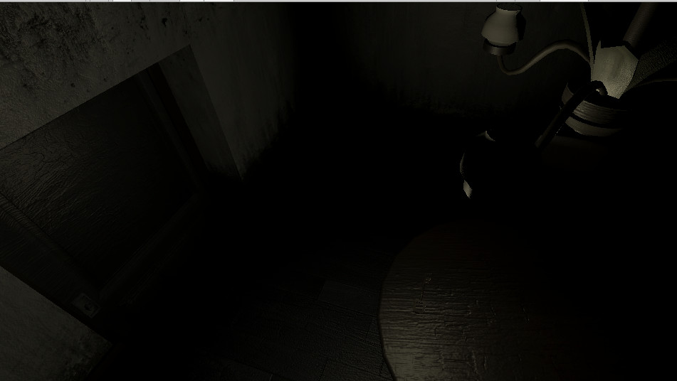 VR Girls’ Room in Darkness