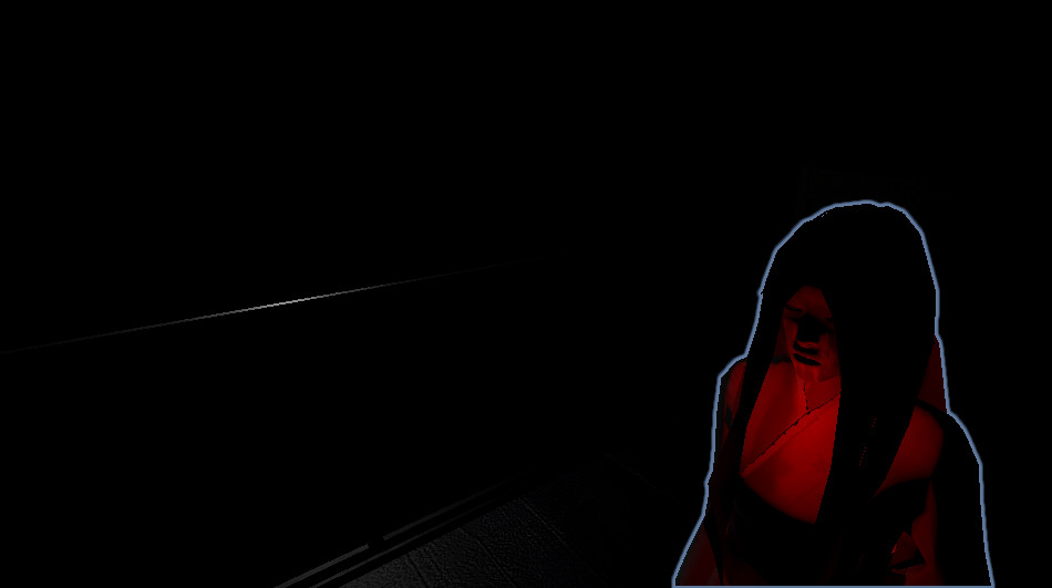 VR Girls’ Room in Darkness