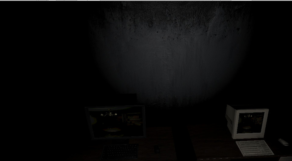 VR Girls’ Room in Darkness