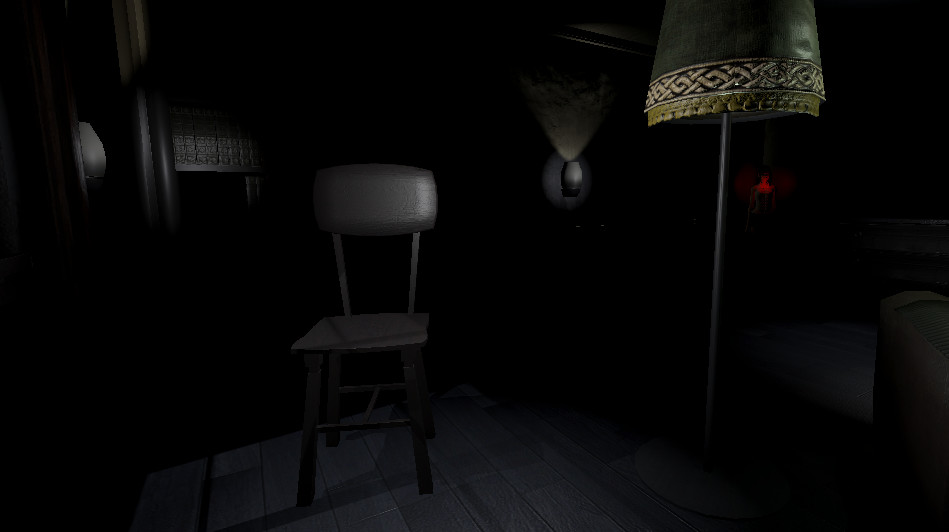 VR Girls’ Room in Darkness