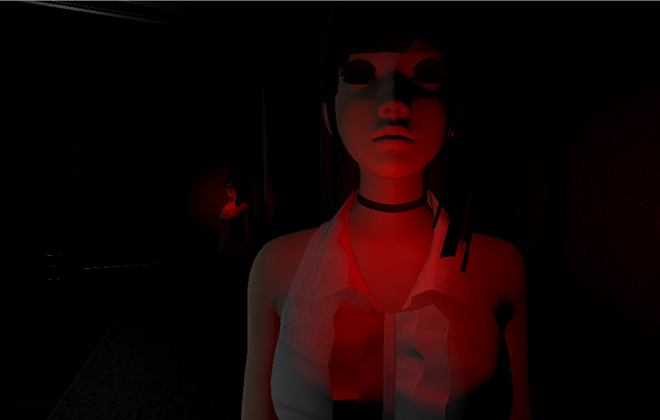 VR Girls’ Room in Darkness