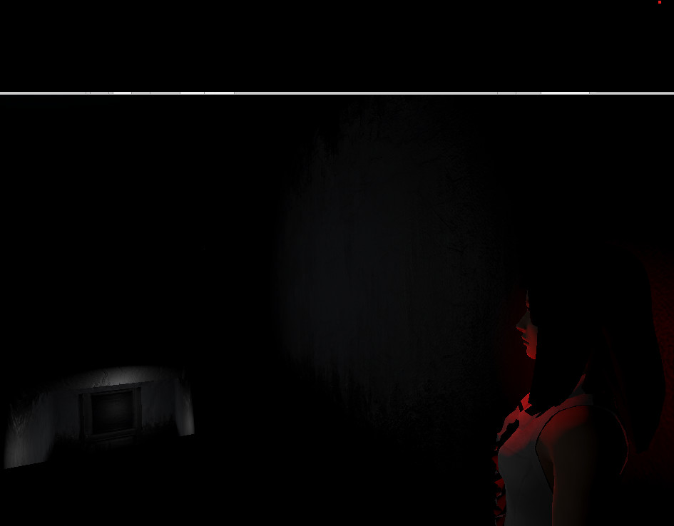 VR Girls’ Room in Darkness