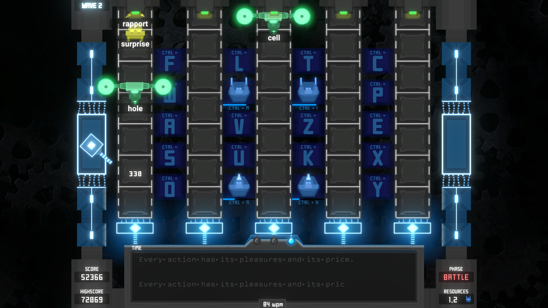 Tyfortress: Tactical Typing