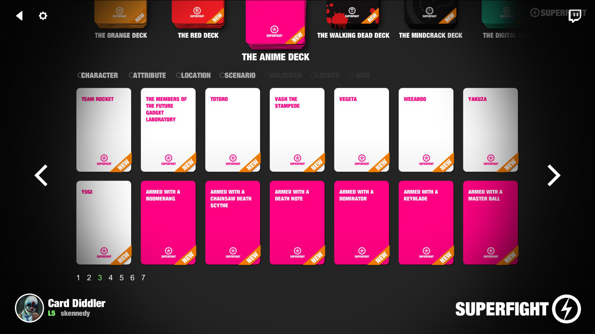 Superfight: The Anime Deck