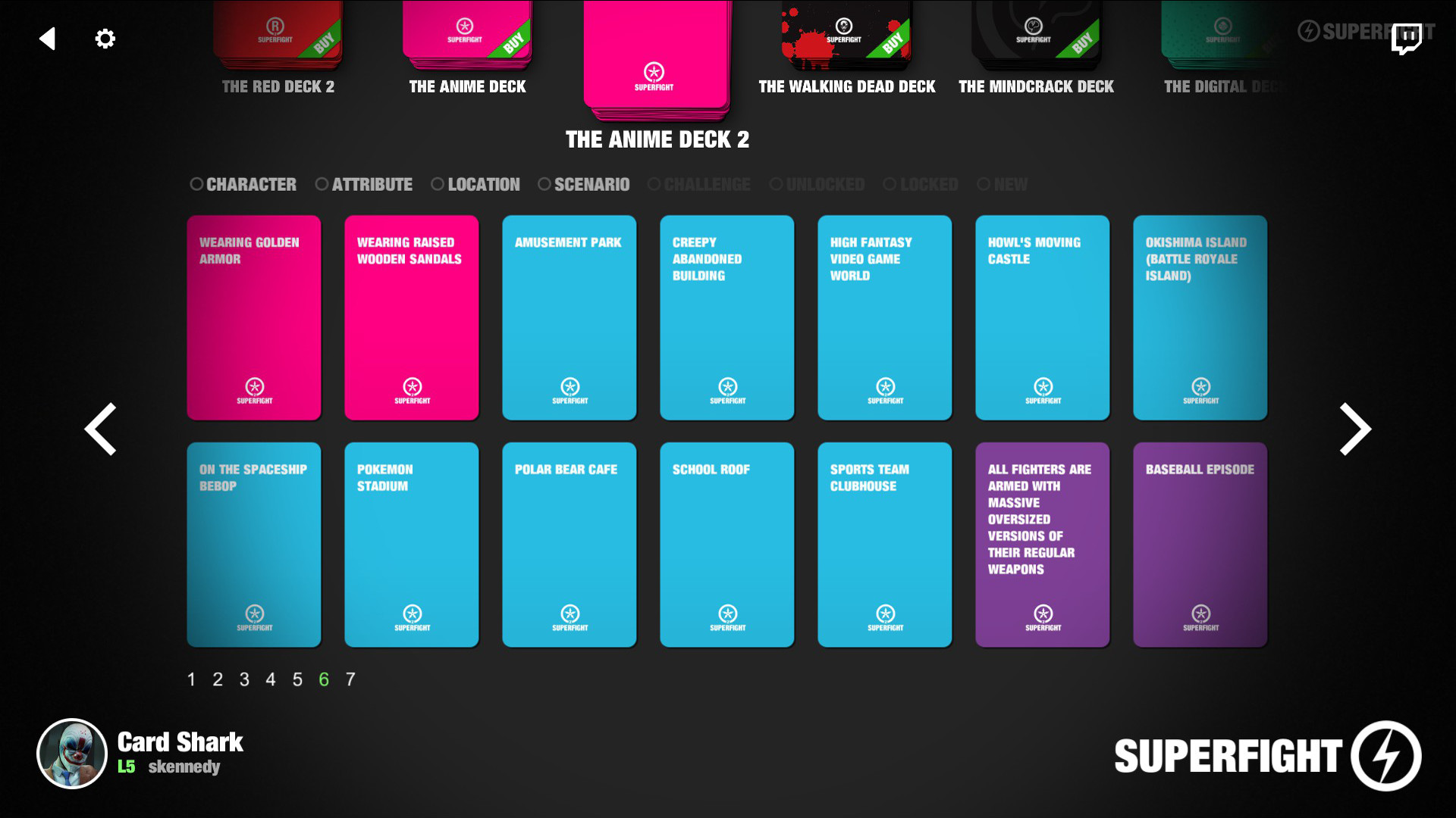 Superfight: The Anime Deck 2