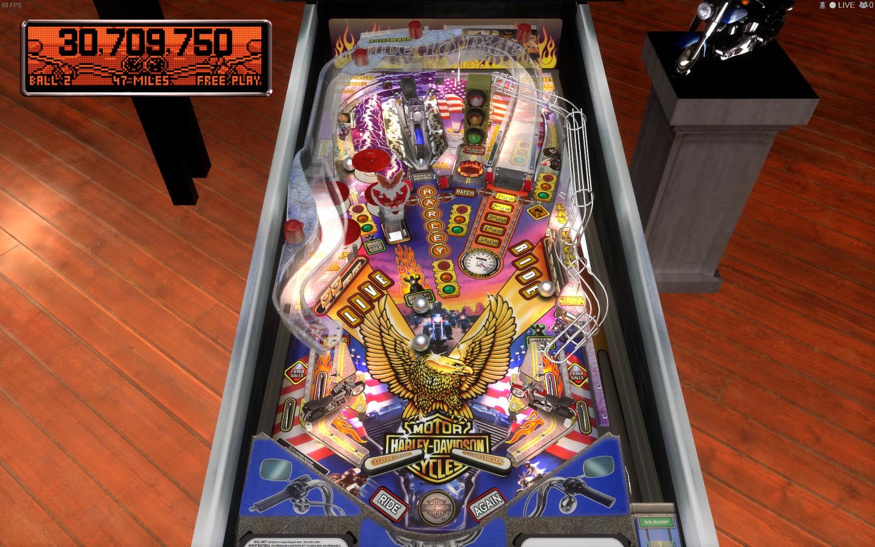 Stern Pinball Arcade: Harley-Davidson