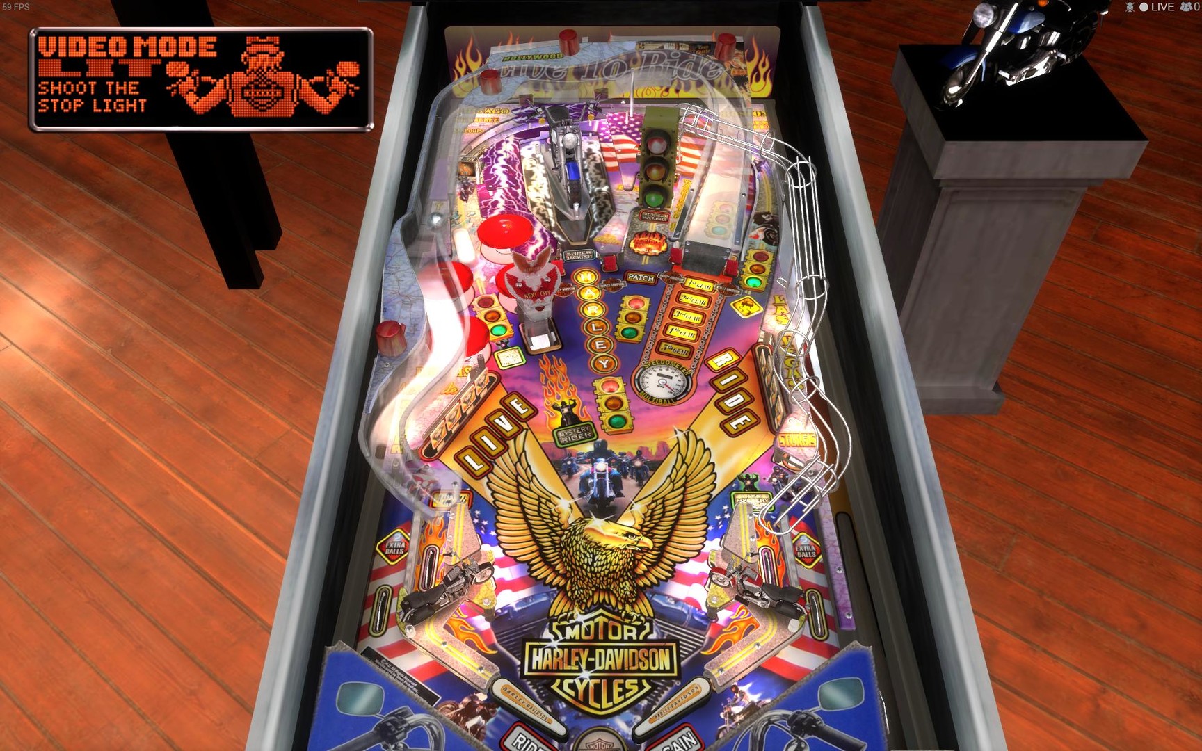 Stern Pinball Arcade: Harley-Davidson