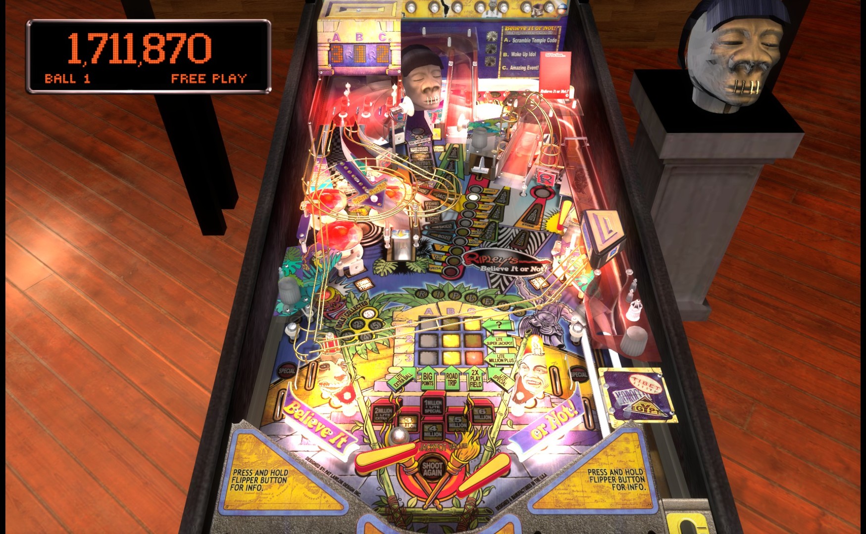 Stern Pinball Arcade: Ripley’s Believe It or Not!