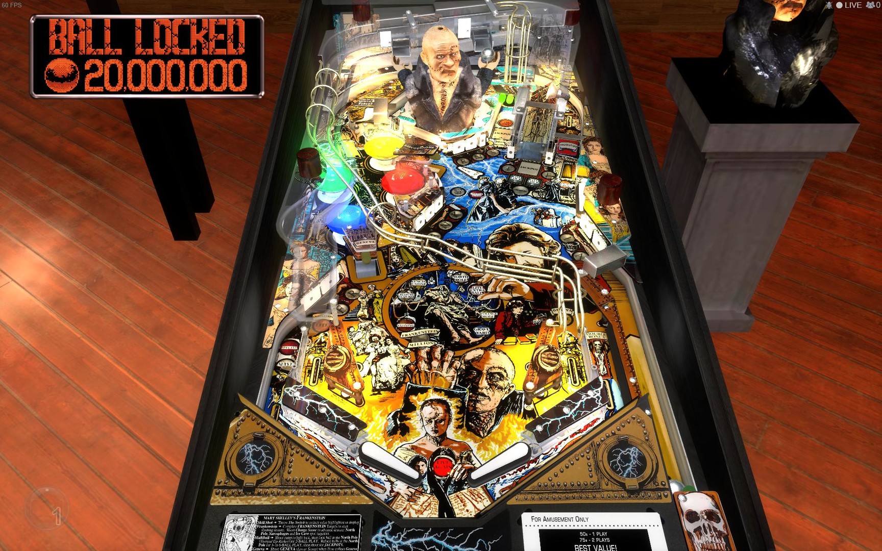 Stern Pinball Arcade: Mary Shelley’s Frankenstein